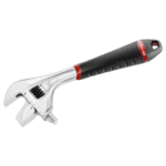 Facom adjustable wrench with bi-material grip, ideal for professional mechanical tasks.