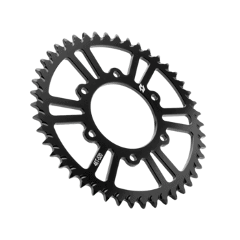 High-quality black rear sprocket for Ultra Bee with 46 teeth, designed for optimal performance and durability.