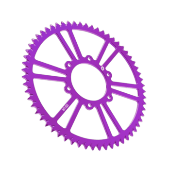 Purple racing gear gear wheel with intricate design, suitable for motorsport racing and Grand Prix events.