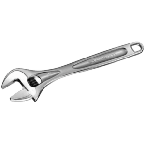 Chromed adjustable wrench 113A.6C from Facom, ideal for precise mechanical adjustments.