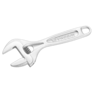 Facom 113AS.C short adjustable wrench with ergonomic design for precise grip and easy adjustment.
