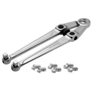 Facom Wrench for nuts with slot on the face, high-quality tool for precise nut tightening and loosening.