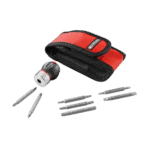 Facom Stubby Ratchet Multibit Set With Bars Atcl.S14pb