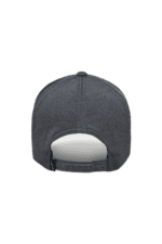 Close-up of a grey Grand Prix Racewear cap showing the back with adjustable strap and ventilation eyelets.