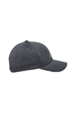 Black Grand Prix Racewear cap with mesh panels for ventilation, ideal for motorsport enthusiasts and racing events.