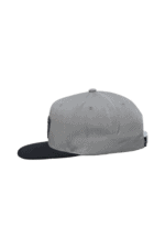 Grey Grand Prix Racewear cap with adjustable strap, ideal for motorsport enthusiasts and racing events.