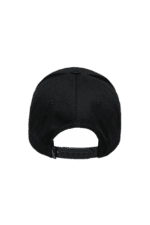 Black Grand Prix Racewear cap with adjustable strap, designed for motorsport enthusiasts and racers.