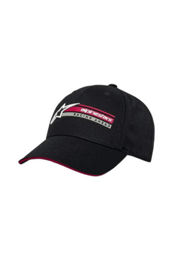 Black racing cap with Dynastars logo and racing slogan, ideal for motorsport enthusiasts and racewear fans.