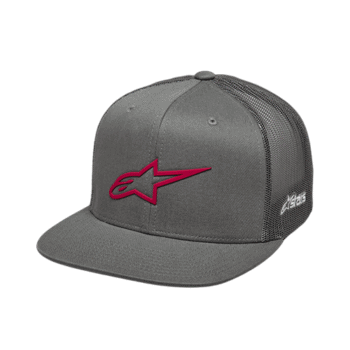 1214-81723-1135 Alpinestars 3d Ageless Trucker Cap Grey-Red