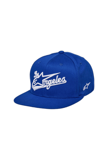 Blue Grand Prix Racewear cap with Los Angeles logo and star design, ideal for motorsport enthusiasts and racing fans.