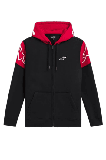 1244-53130-1030 Alpinestars Velocity Hoodie - Black/Red