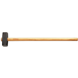 Facom high load club hammer 1263H.400 with wooden handle and rubber head for heavy-duty use.
