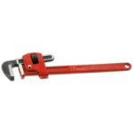 Facom 131A Steel Stillson pipe wrench with adjustable jaw and long handle for heavy-duty gripping tasks.