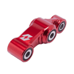 Red Grand Prix Racewear roller bearing with a sleek design and logo, ideal for motorsport safety gear and accessories.