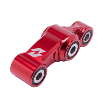 Red Grand Prix Racewear roller bearing with a sleek design and logo, ideal for motorsport safety gear and accessories.