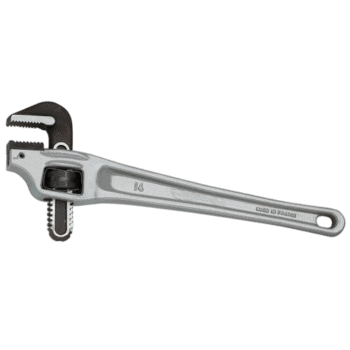Grand Prix Racewear pipe wrench with light alloy construction and offset design for American model pipes.