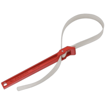 Facom 138.S spare strap with red plastic handle and white strap for secure fastening and safety.