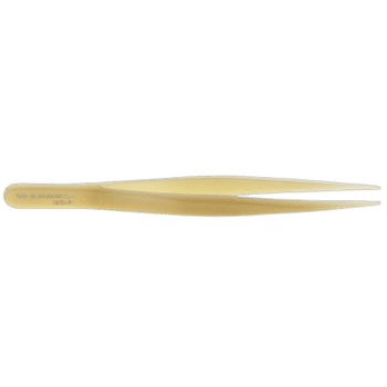 Facom sterilizable straight model plastic tweezers with fine tips for precision handling.