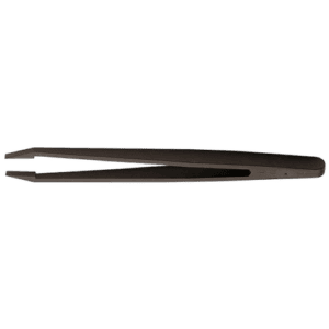 Plastic tweezers straight models anti-static 150.P10 for precision electronic work.