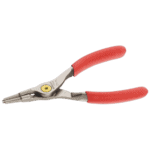 Facom 177A straight nose outside circlip pliers with red handles for precision circlip removal.