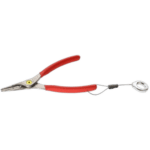 Facom 177A.SLS straight nose outside circlip pliers with red handles and a circular opening at the tip for removing circlips.