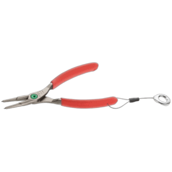 Facom 179A.SLS straight nose inside circlip pliers with red handles for precision circlip removal.