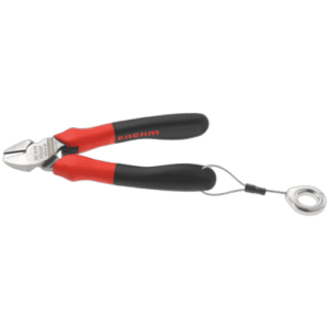 Facom 192.CPESLS diagonal cutters with ergonomic handles and a wire loop for easy storage, ideal for professional electrical and mechanical work.