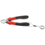 Facom 192.CPESLS diagonal cutters with ergonomic handles and a wire loop for easy storage, ideal for professional electrical work.