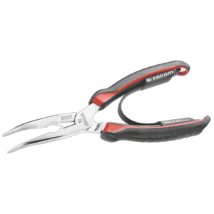 Facom 185A-195A.CPE long half-round nose pliers for precise gripping and bending tasks.