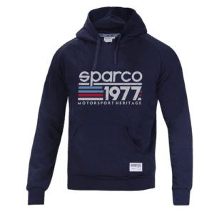 01320BM Sparco Hoodie 1977 - Navy Blue