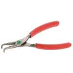 Facom 199A angled nose inside Circlips pliers with red handles for precision gripping and removal.