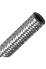 Close-up of a carbon fibre racing helmet exhaust pipe showcasing lightweight, durable material for motorsport safety and performance.