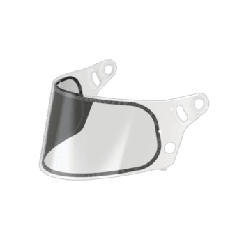 High-quality racing helmet visor for Grand Prix racewear, designed for safety and performance in motorsport events.