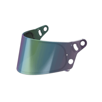 High-quality racing helmet visor for Grand Prix racewear, designed for optimal safety and visibility in motorsport events.