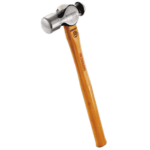 Grand Prix Racewear hammer with a wooden handle and metal head, ideal for engineering and construction tasks.