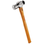 Facom 202H ball head engineers hammer with wooden handle for precise metalwork and construction tasks.