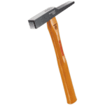 Facom 203H electricians hammer with wooden handle and metal head, ideal for electrical work and carpentry tasks.