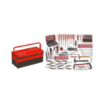 Facom maintenance tool set with screwdrivers, pliers, and storage box, ideal for professional repairs and maintenance tasks.