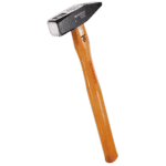 Facom 205H DIN engineers hammer with wooden handle and metal head for precision industrial use.