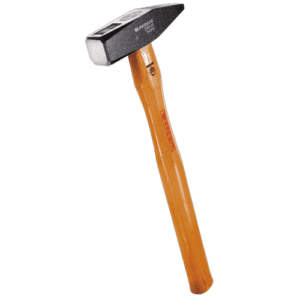 Facom 205H DIN engineers hammer with wooden handle and metal head for precision industrial use.