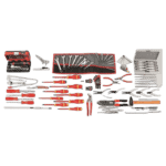 Facom maintenance tools set with wrenches, screwdrivers, pliers, and accessories for professional repairs.