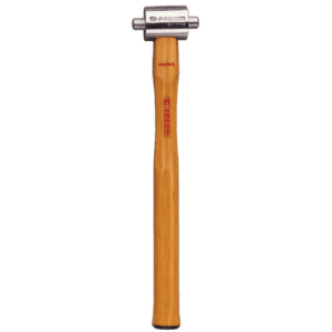Facom 207A-208A mallet with wooden handle and metal head, used for precision striking in mechanical work.