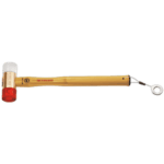 Facom 207A.SLS adaptable-tip mallet with red and white head and yellow handle for industrial use.