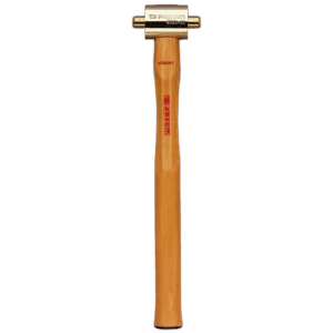 Facom 207A-208A mallet with wooden handle and metal head, used for precision striking in industrial applications.