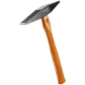 Facom 213H welders chipping hammer with wooden handle and steel head for metalwork and welding tasks.