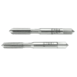 Two high-performance cobalt taps with threaded and pointed ends, ideal for precision machining and industrial applications.