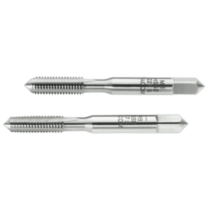 High-performance cobalt taps for precision machining, shown in a close-up image with detailed threading and cutting edges.