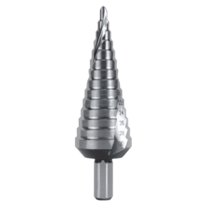Facom stepped drill bit 229A.ST0 with multiple size increments for precise drilling.