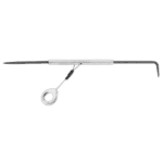 Facom steel tip scriber with interchangeable tip and ergonomic handle for precise marking and measurement.