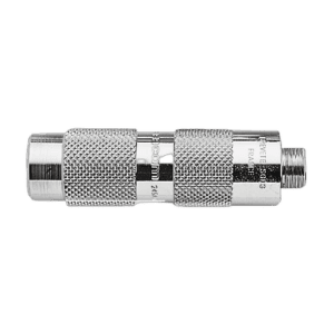 Close-up of a Facom punch and caliper accessory, precision-machined metal tool for automotive and industrial use.